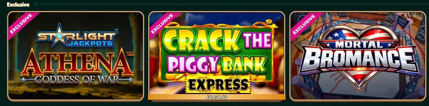Slots exclusive